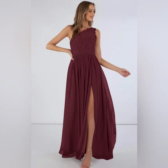 Azazie | Dresses | Azazie Demi Bridesmaid Dress Color Cabernet | Poshmark